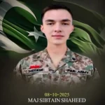 ڈی آئی خان میں پاک فوج کا آپریشن، بھارتی حمایت یافتہ 7 خوارج ہلاک میجر سبطین حیدر شہید