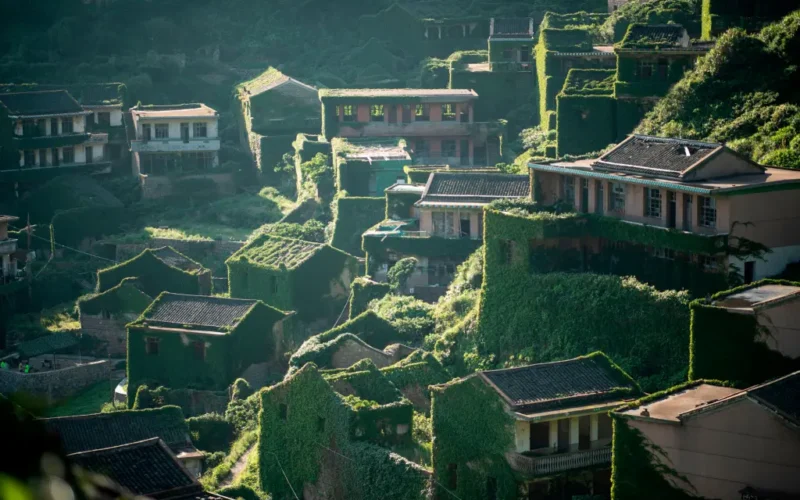 وہ سنسان گاؤں جسے چند برسوں میں قدرت نے اپنی آغوش میں لے لیا